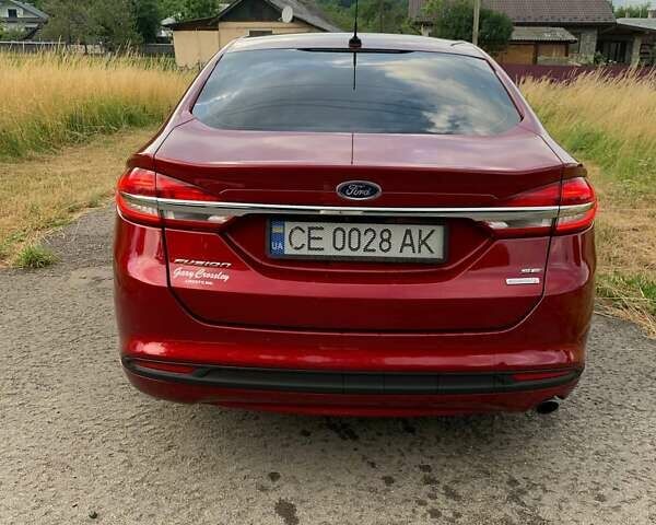 Красный Форд Фьюжн, объемом двигателя 1.5 л и пробегом 86 тыс. км за 11900 $, фото 1 на Automoto.ua