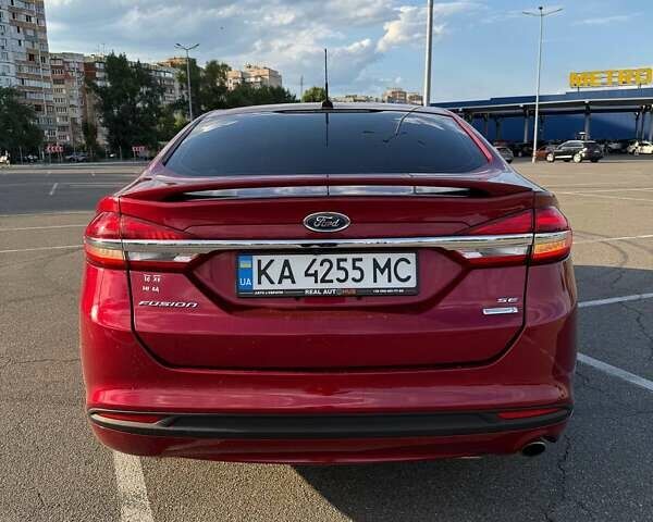 Красный Форд Фьюжн, объемом двигателя 1.5 л и пробегом 85 тыс. км за 12500 $, фото 4 на Automoto.ua