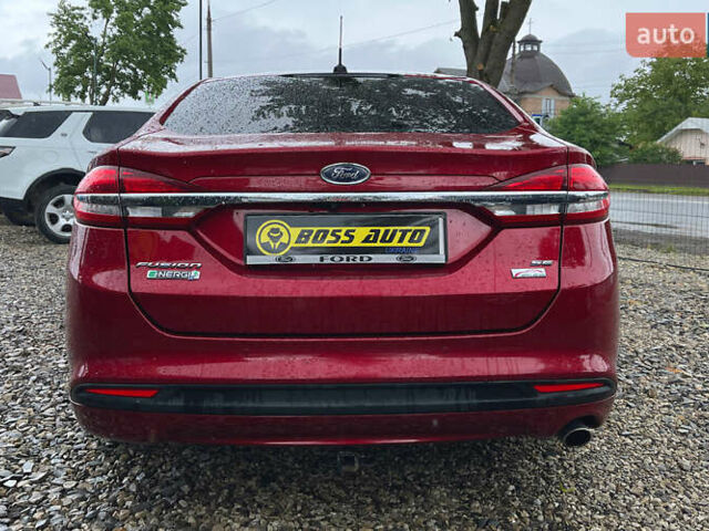 Форд Фьюжн 2018 в Коломые на Automoto.ua Красный Форд Фьюжн, объемом двигателя 2 л и пробегом 119 тыс. км за 16500 $, фото 4 на Automoto.ua