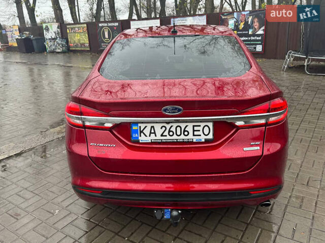 Красный Форд Фьюжн, объемом двигателя 1.5 л и пробегом 76 тыс. км за 10400 $, фото 6 на Automoto.ua