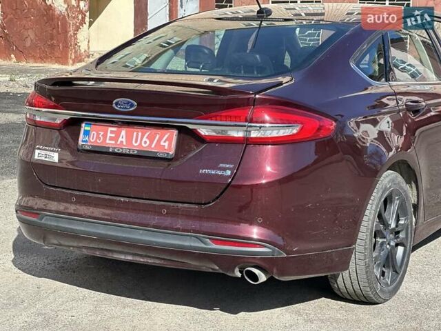 Форд Фьюжн 2018 в Ровно на Automoto.ua Красный Форд Фьюжн, объемом двигателя 2 л и пробегом 112 тыс. км за 14000 $, фото 7 на Automoto.ua