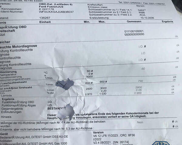 Серый Форд Фьюжн, объемом двигателя 1.6 л и пробегом 149 тыс. км за 5399 $, фото 19 на Automoto.ua