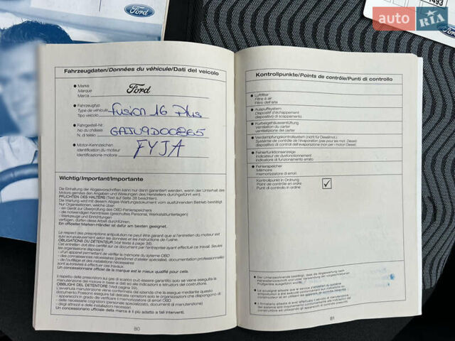 Сірий Форд Фьюжен, об'ємом двигуна 1.6 л та пробігом 218 тис. км за 6750 $, фото 119 на Automoto.ua