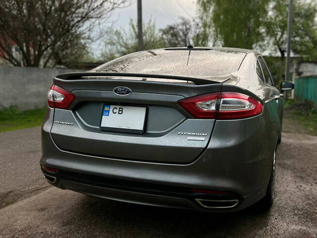 Серый Форд Фьюжн, объемом двигателя 2 л и пробегом 193 тыс. км за 8900 $, фото 3 на Automoto.ua