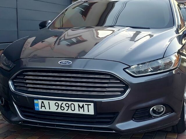 Форд Фьюжен 2014 у Белой Церкве на Automoto.ua Сірий Форд Фьюжен, об'ємом двигуна 2.5 л та пробігом 262 тис. км за 10300 $, фото 10 на Automoto.ua