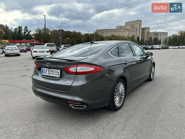 Серый Форд Фьюжн, объемом двигателя 2 л и пробегом 129 тыс. км за 11200 $, фото 4 на Automoto.ua