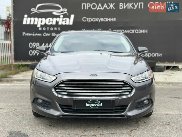 Форд Фьюжн 2015 в Харькове на Automoto.ua Серый Форд Фьюжн, объемом двигателя 2 л и пробегом 255 тыс. км за 10999 $, фото 1 на Automoto.ua
