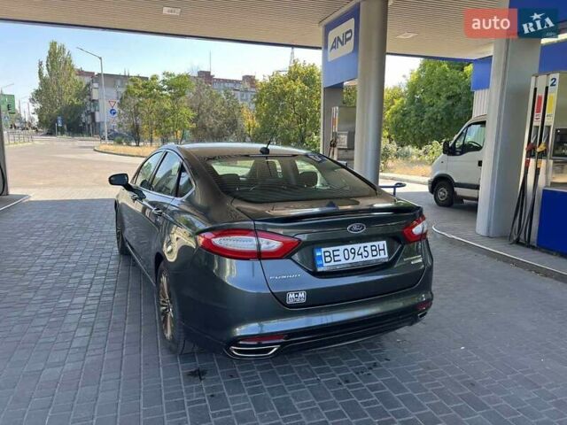 Форд Фьюжн 2015 в Николаеве на Automoto.ua Серый Форд Фьюжн, объемом двигателя 2 л и пробегом 208 тыс. км за 10900 $, фото 12 на Automoto.ua
