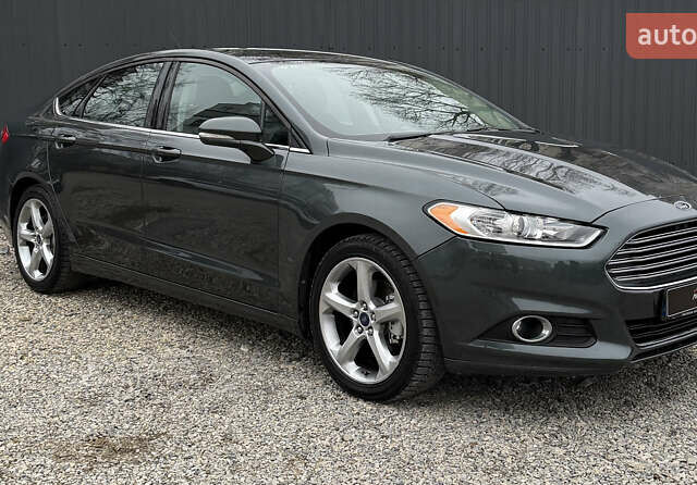Серый Форд Фьюжн, объемом двигателя 1.5 л и пробегом 96 тыс. км за 10500 $, фото 4 на Automoto.ua
