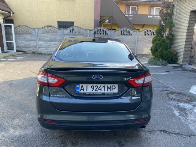 Серый Форд Фьюжн, объемом двигателя 1.5 л и пробегом 94 тыс. км за 9900 $, фото 3 на Automoto.ua