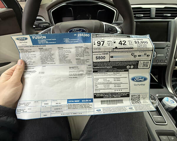 Серый Форд Фьюжн, объемом двигателя 2 л и пробегом 92 тыс. км за 17200 $, фото 9 на Automoto.ua