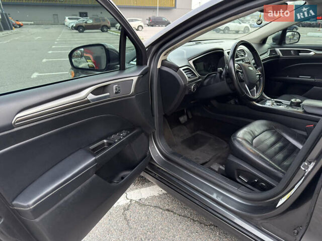 Серый Форд Фьюжн, объемом двигателя 1.5 л и пробегом 237 тыс. км за 10500 $, фото 9 на Automoto.ua