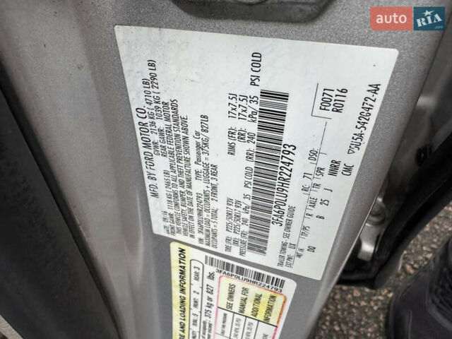 Серый Форд Фьюжн, объемом двигателя 2 л и пробегом 159 тыс. км за 14600 $, фото 28 на Automoto.ua