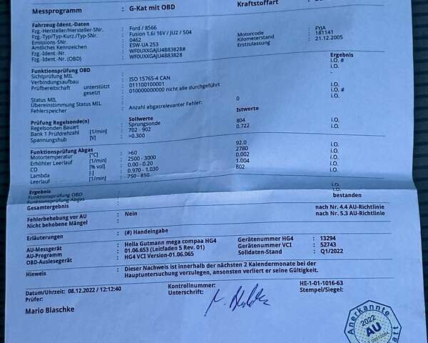 Синий Форд Фьюжн, объемом двигателя 0 л и пробегом 235 тыс. км за 5699 $, фото 48 на Automoto.ua