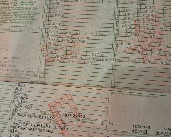 Синий Форд Фьюжн, объемом двигателя 1.4 л и пробегом 215 тыс. км за 4770 $, фото 34 на Automoto.ua