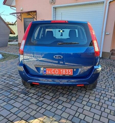 Синий Форд Фьюжн, объемом двигателя 1.6 л и пробегом 116 тыс. км за 5950 $, фото 3 на Automoto.ua