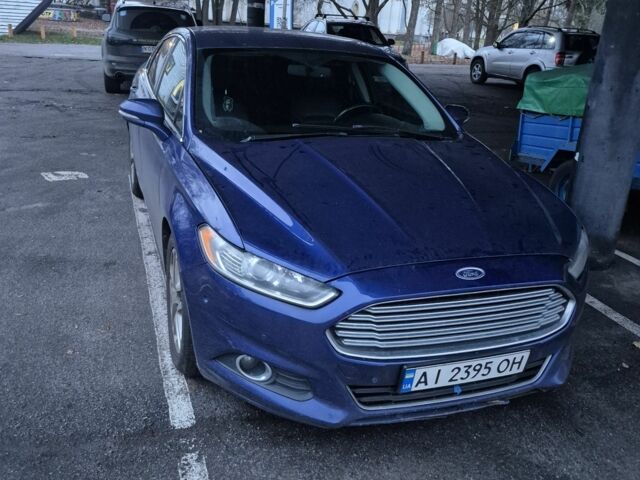 Синий Форд Фьюжн, объемом двигателя 1.6 л и пробегом 222 тыс. км за 7300 $, фото 2 на Automoto.ua