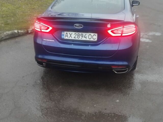 Синий Форд Фьюжн, объемом двигателя 2 л и пробегом 242 тыс. км за 8500 $, фото 6 на Automoto.ua