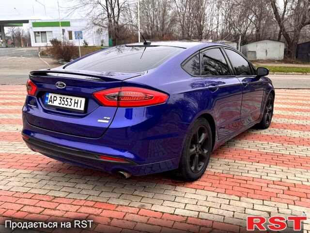 Синий Форд Фьюжн, объемом двигателя 1.6 л и пробегом 200 тыс. км за 7999 $, фото 2 на Automoto.ua
