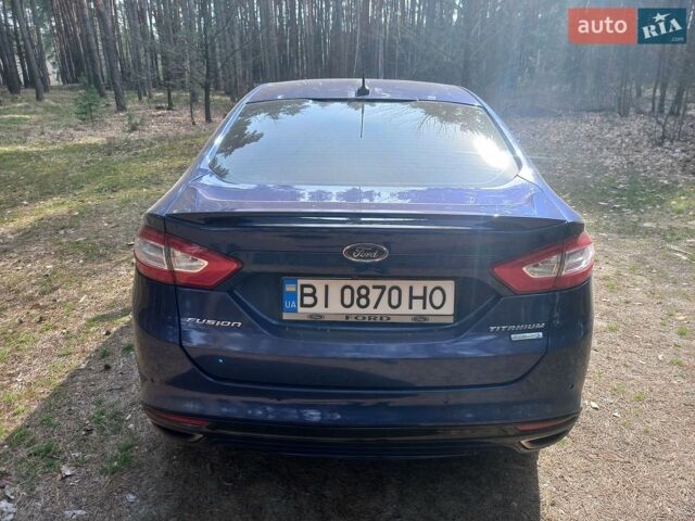 Синий Форд Фьюжн, объемом двигателя 2 л и пробегом 315 тыс. км за 9000 $, фото 6 на Automoto.ua