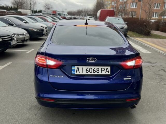 Синий Форд Фьюжн, объемом двигателя 1.6 л и пробегом 216 тыс. км за 8700 $, фото 2 на Automoto.ua