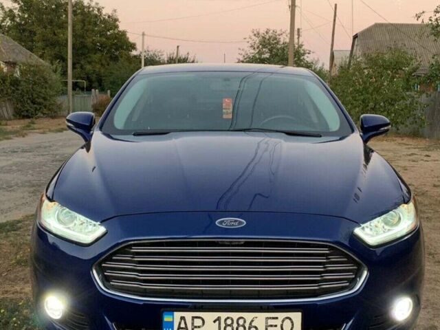 Синий Форд Фьюжн, объемом двигателя 2 л и пробегом 225 тыс. км за 8500 $, фото 1 на Automoto.ua