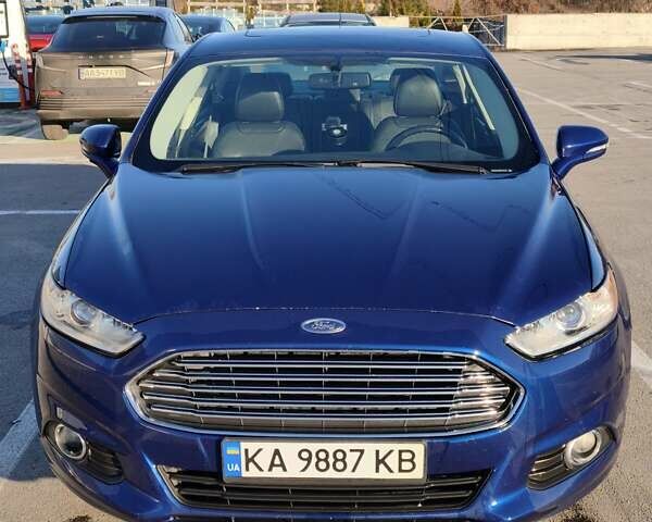 Синий Форд Фьюжн, объемом двигателя 2 л и пробегом 141 тыс. км за 13499 $, фото 1 на Automoto.ua