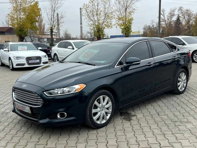 Синий Форд Фьюжн, объемом двигателя 2 л и пробегом 212 тыс. км за 9800 $, фото 2 на Automoto.ua