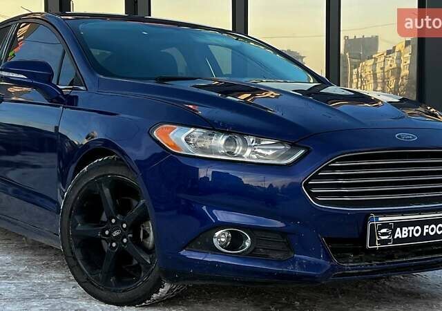 Синий Форд Фьюжн, объемом двигателя 2.5 л и пробегом 165 тыс. км за 9990 $, фото 1 на Automoto.ua