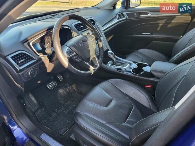 Синий Форд Фьюжн, объемом двигателя 2 л и пробегом 96 тыс. км за 12600 $, фото 13 на Automoto.ua