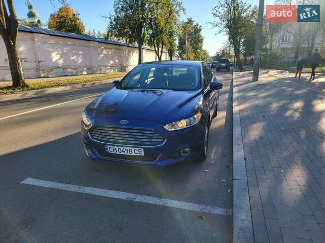 Синий Форд Фьюжн, объемом двигателя 2 л и пробегом 96 тыс. км за 12600 $, фото 2 на Automoto.ua