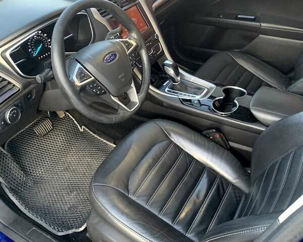 Форд Фьюжн 2016 в Александрие на Automoto.ua Синий Форд Фьюжн, объемом двигателя 2 л и пробегом 163 тыс. км за 12800 $, фото 5 на Automoto.ua