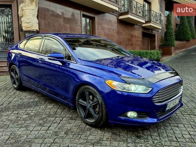 Синий Форд Фьюжн, объемом двигателя 2.5 л и пробегом 185 тыс. км за 9500 $, фото 2 на Automoto.ua