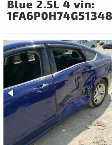 Синій Форд Фьюжен, об'ємом двигуна 2.49 л та пробігом 185 тис. км за 12000 $, фото 10 на Automoto.ua