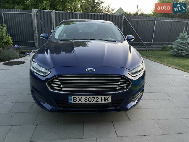 Синий Форд Фьюжн, объемом двигателя 2.5 л и пробегом 163 тыс. км за 9500 $, фото 1 на Automoto.ua