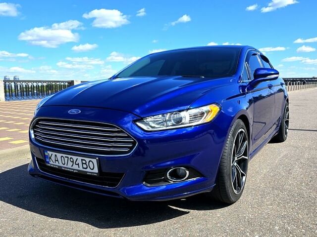 Синий Форд Фьюжн, объемом двигателя 1.5 л и пробегом 164 тыс. км за 12500 $, фото 1 на Automoto.ua