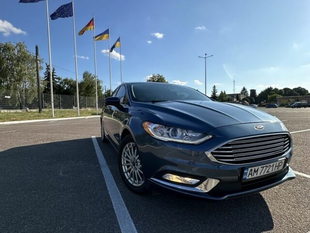 Форд Фьюжн 2017 в Житомире на Automoto.ua Синий Форд Фьюжн, объемом двигателя 2 л и пробегом 172 тыс. км за 13350 $, фото 17 на Automoto.ua