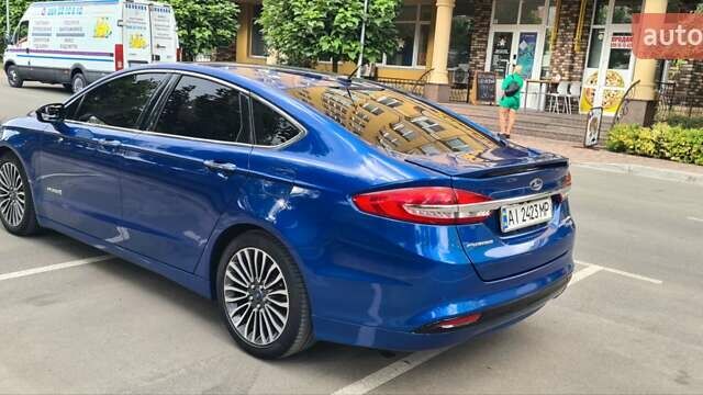 Синий Форд Фьюжн, объемом двигателя 2 л и пробегом 136 тыс. км за 16000 $, фото 2 на Automoto.ua