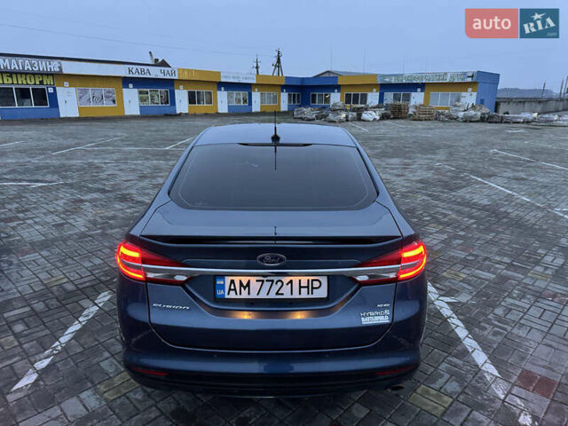 Синий Форд Фьюжн, объемом двигателя 2 л и пробегом 174 тыс. км за 13800 $, фото 16 на Automoto.ua