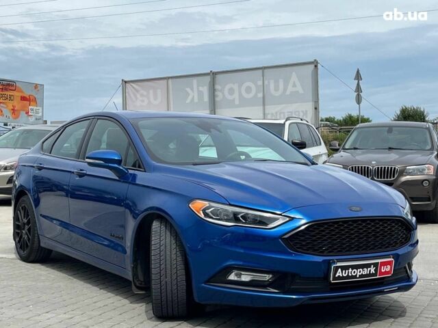 Форд Фьюжн 2017 в Львове на Automoto.ua Синий Форд Фьюжн, объемом двигателя 2 л и пробегом 252 тыс. км за 17990 $, фото 10 на Automoto.ua