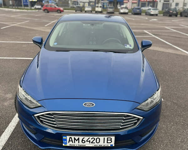 Синий Форд Фьюжн, объемом двигателя 2.5 л и пробегом 172 тыс. км за 14000 $, фото 4 на Automoto.ua