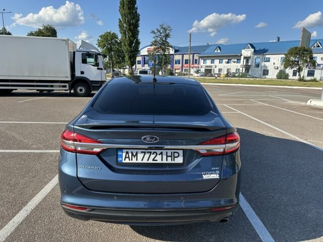 Форд Фьюжн 2017 в Житомире на Automoto.ua Синий Форд Фьюжн, объемом двигателя 2 л и пробегом 172 тыс. км за 13350 $, фото 6 на Automoto.ua
