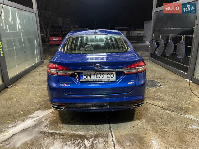 Синий Форд Фьюжн, объемом двигателя 2 л и пробегом 63 тыс. км за 14500 $, фото 3 на Automoto.ua