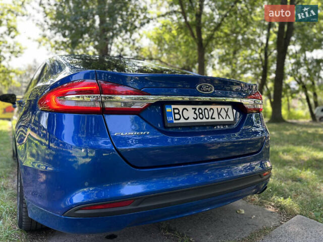 Форд Фьюжн 2017 в Львове на Automoto.ua Синий Форд Фьюжн, объемом двигателя 2 л и пробегом 145 тыс. км за 12999 $, фото 16 на Automoto.ua
