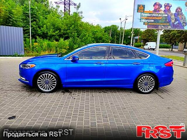 Синий Форд Фьюжн, объемом двигателя 1.5 л и пробегом 72 тыс. км за 11900 $, фото 1 на Automoto.ua