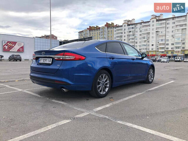 Форд Фьюжн 2017 в Ивано-Франковске на Automoto.ua Синий Форд Фьюжн, объемом двигателя 2.49 л и пробегом 132 тыс. км за 12700 $, фото 2 на Automoto.ua