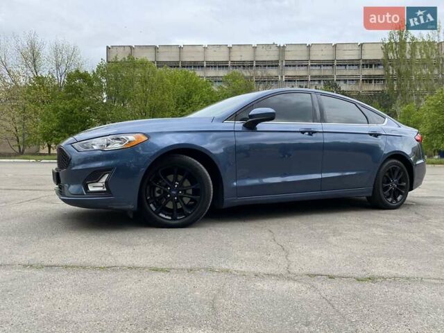 Синий Форд Фьюжн, объемом двигателя 2 л и пробегом 101 тыс. км за 17000 $, фото 1 на Automoto.ua