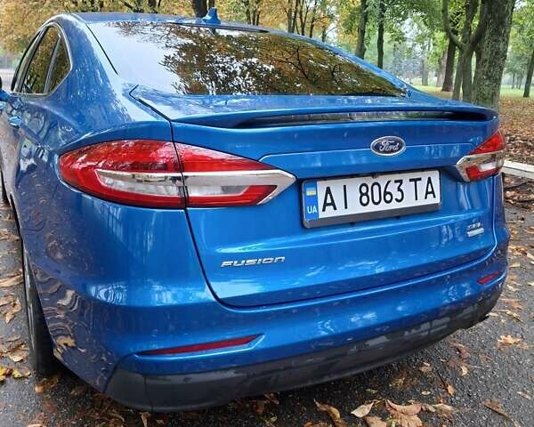 Форд Фьюжен 2018 у Белой Церкве на Automoto.ua Синій Форд Фьюжен, об'ємом двигуна 1.5 л та пробігом 98 тис. км за 13800 $, фото 10 на Automoto.ua