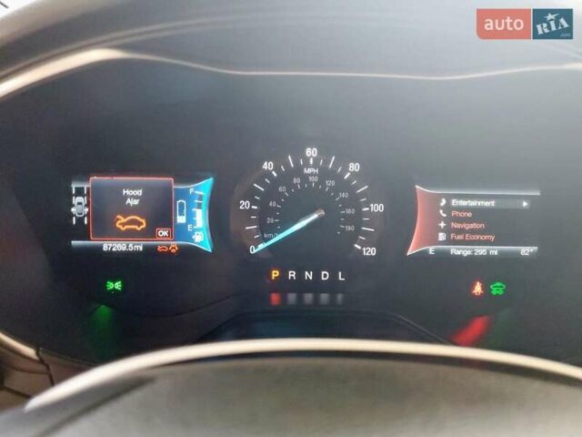 Синий Форд Фьюжн, объемом двигателя 2 л и пробегом 87 тыс. км за 3500 $, фото 8 на Automoto.ua