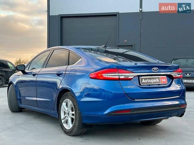 Синий Форд Фьюжн, объемом двигателя 1.5 л и пробегом 91 тыс. км за 12940 $, фото 4 на Automoto.ua